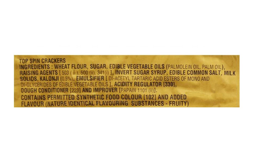 Parle Top Spin Sugary Crackers Biscuits   Pack  200 grams